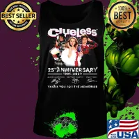 Clueless 25th anniversary 1995-2020 thank you for the memories signature s Tank top