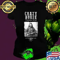 Crazy horse tasunke witko war leader of the oglala lakesh s Ladies tee