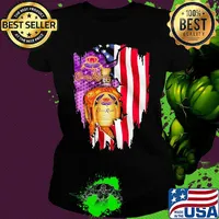 Crown royal american flag independence day s Ladies tee