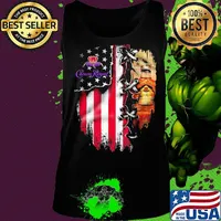 Crown royal logo american flag independence day s Tank top