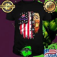 Crown royal logo american flag independence day shirt