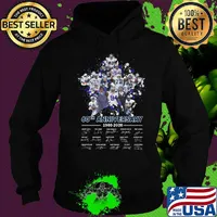 Dallas cowboys football team 60th anniversary 1960 2020 signatures s Hoodie