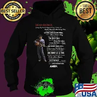 Dear george today my world slipped away george you really shouldn't be doing this your music had us living and living well s Hoodie