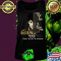 Dearly beloved we are gathered here today to get through this things called life prince 1958 2016 thank you for the memories signature s Tank top