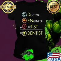 Dentist doctor engineer artist s Ladies tee