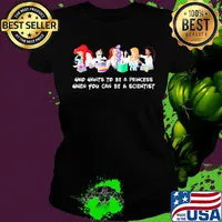 Disney princess characters who wants to be a princess when you can be a scientist s Ladies tee