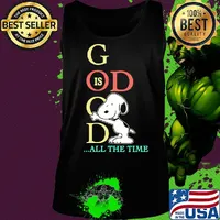 Disney snoopy god is good all the time s Tank top