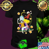 Dragon ball 7 rick and morty shirt