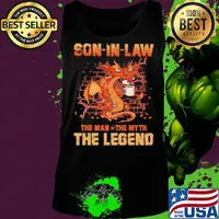 Dragon drink coffee son in law the man the myth the legend s Tank top