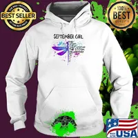 Dragonfly september girl they whispered to her you cannot withstand the storm she whispered back i am the storm s Hoodie