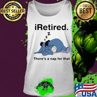 Eeyore donkey i retired there's a nap for that s Tank top