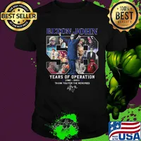 Elton john 58 years of operation 1962 2020 thank you for the memories signature shirt
