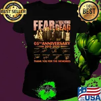Fear the walking dead 05th anniversary 2015 2020 thank you for the memories signatures s Ladies tee