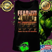 Fear the walking dead 05th anniversary 2015 2020 thank you for the memories signatures s Tank top