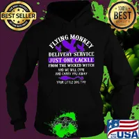 Flying monkey delivery service just one candle for the wicked witch and we will come and carry you away your little dog too s Hoodie
