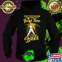 Freddie mercury don't stop me now i'm having such a good time i'm having beer s Hoodie