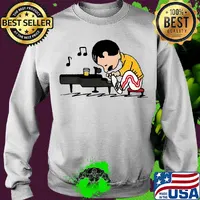 Freddie mercury peanuts playing piano s Sweater