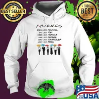Friends dress like rachel eat like joey cook like monica sing like phoebe joke like chandler love like ross s Hoodie