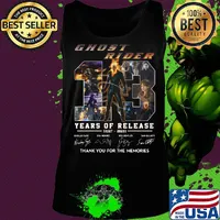 Ghost rider 13 years of release 2007 2020 thank you for the memories signatures s Tank top