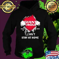 Giant eagle I can't stay at home Covid-19 2020 superman s Hoodie