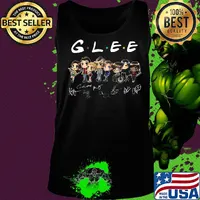 Glee characters chibi signatures s Tank top