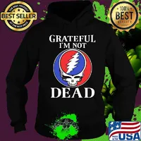 Grateful i'm not dead band logo s Hoodie