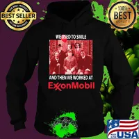 Halloween horror characters we used to smile and then we worked at exxonmobil s Hoodie