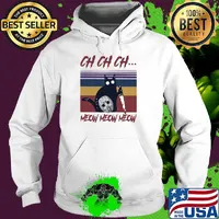 Halloween jason voorhees cat ch meow vintage retro s Hoodie