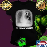 Halloween michael myers the x-ray of the heart s Ladies tee