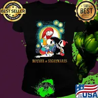 Halloween mother of nightmares starry night s Ladies tee