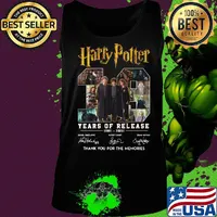 Hatty potter 19 years of release 2001 2020 thank you for the memories signatures s Tank top