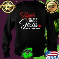 Hippie in my soul jesus in my heart s Sweater