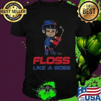 Hockey floss like a boss shirt