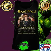 Hocus pocus 27th anniversary 1993 2020 thank you for the memories signatures s Tank top