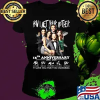 How i met your mother movie 15th anniversary 2005 2020 thank you for the memories signatures s Ladies tee