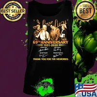 I love lucy 69th anniversary 1951 2020 thank you for the memories signatures s Tank top