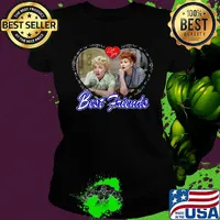 I love lucy best friends hearts s Ladies tee