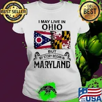 I may live in ohio but my story began in maryland s Ladies tee