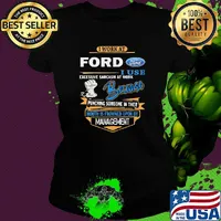I work at ford i don't stop when i'm tired i stop when i'm done s Ladies tee