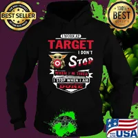 I work at Target I don't stop when I'm tired Baby Yoda s Hoodie