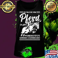 Ich falle nie vom pferd ich führe pferdegestützte schwerkraft stichproben ourch s Tank top