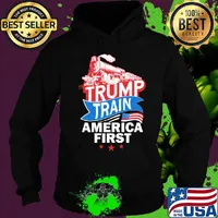 Independence day trump train america first s Hoodie