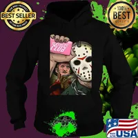 Jason voorhees and freddy krueger slashers club s Hoodie