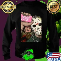 Jason voorhees and freddy krueger slashers club s Sweater