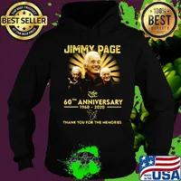 Jimmy page 60th anniversary 1960-2020 thank you for the memories signature s Hoodie