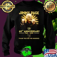 Jimmy page 60th anniversary 1960-2020 thank you for the memories signature s Sweater