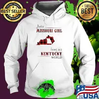 Just a missouri girl living in a kentucky world s Hoodie