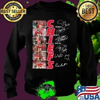 Kansas city chiefs football team players signatures s Sweater