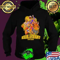 Kobe bryant 1978 2020 los angeles lakers team basketball player signature s Hoodie