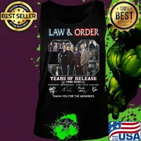 Law and order 30 years of release 1990 2020 Thank You For The Memories Signatures s Tank top